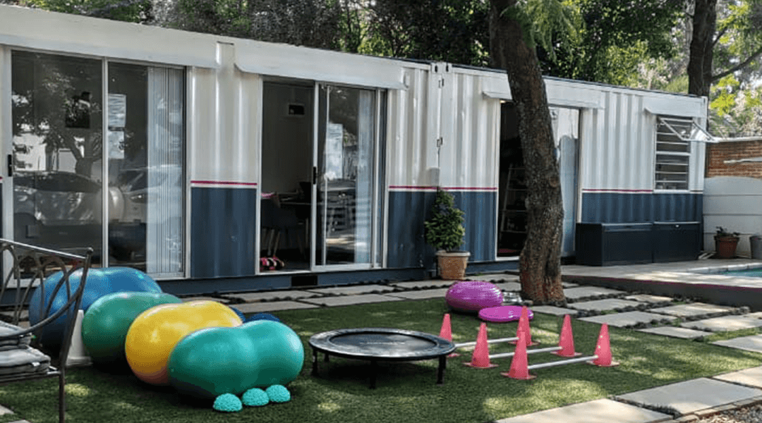 Containers, pets and hydrotherapy – a perfect mix