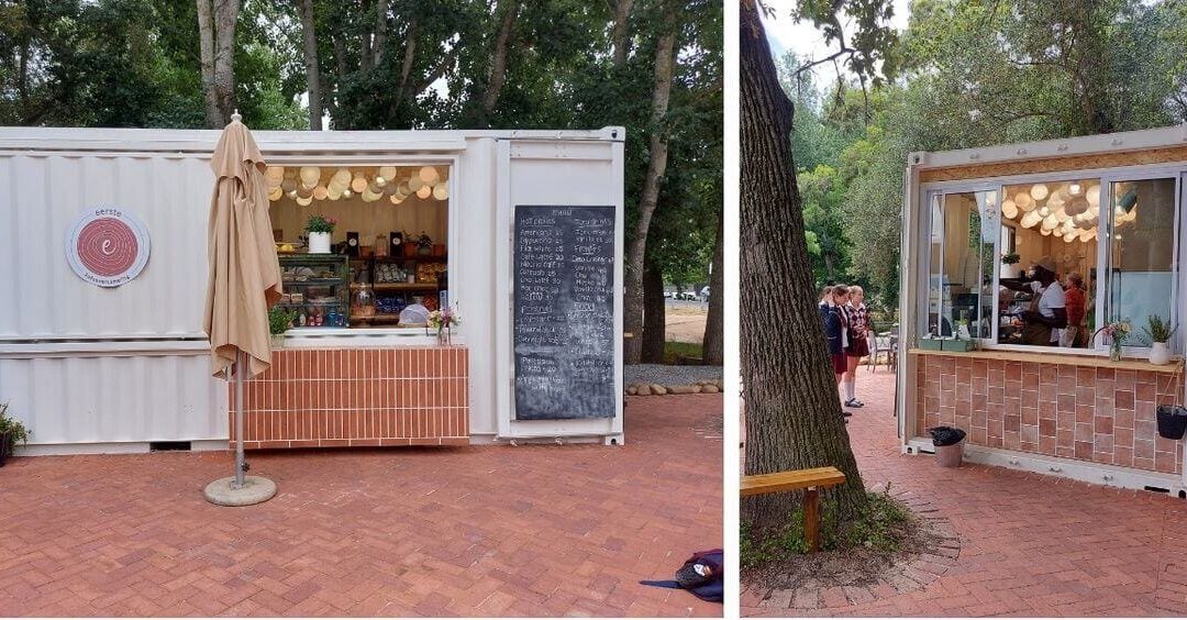 How Two Entrepreneurs Turned a Container into a Coffee Haven
