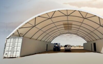 Expanding Space the Smart Way: Container-Mounted Dome Shelters
