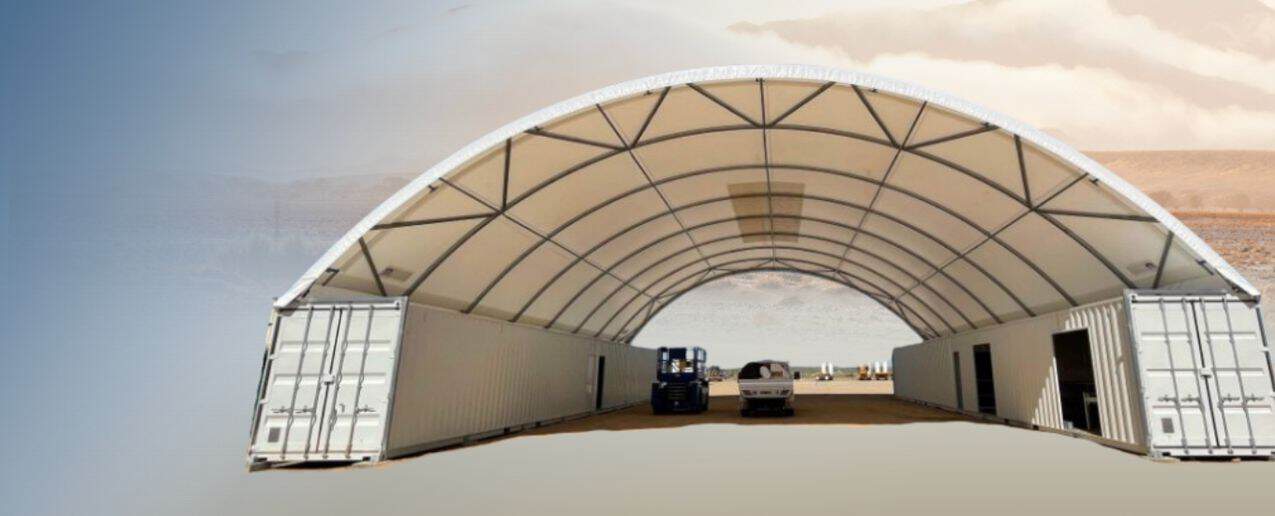 Expanding Space the Smart Way: Container-Mounted Dome Shelters